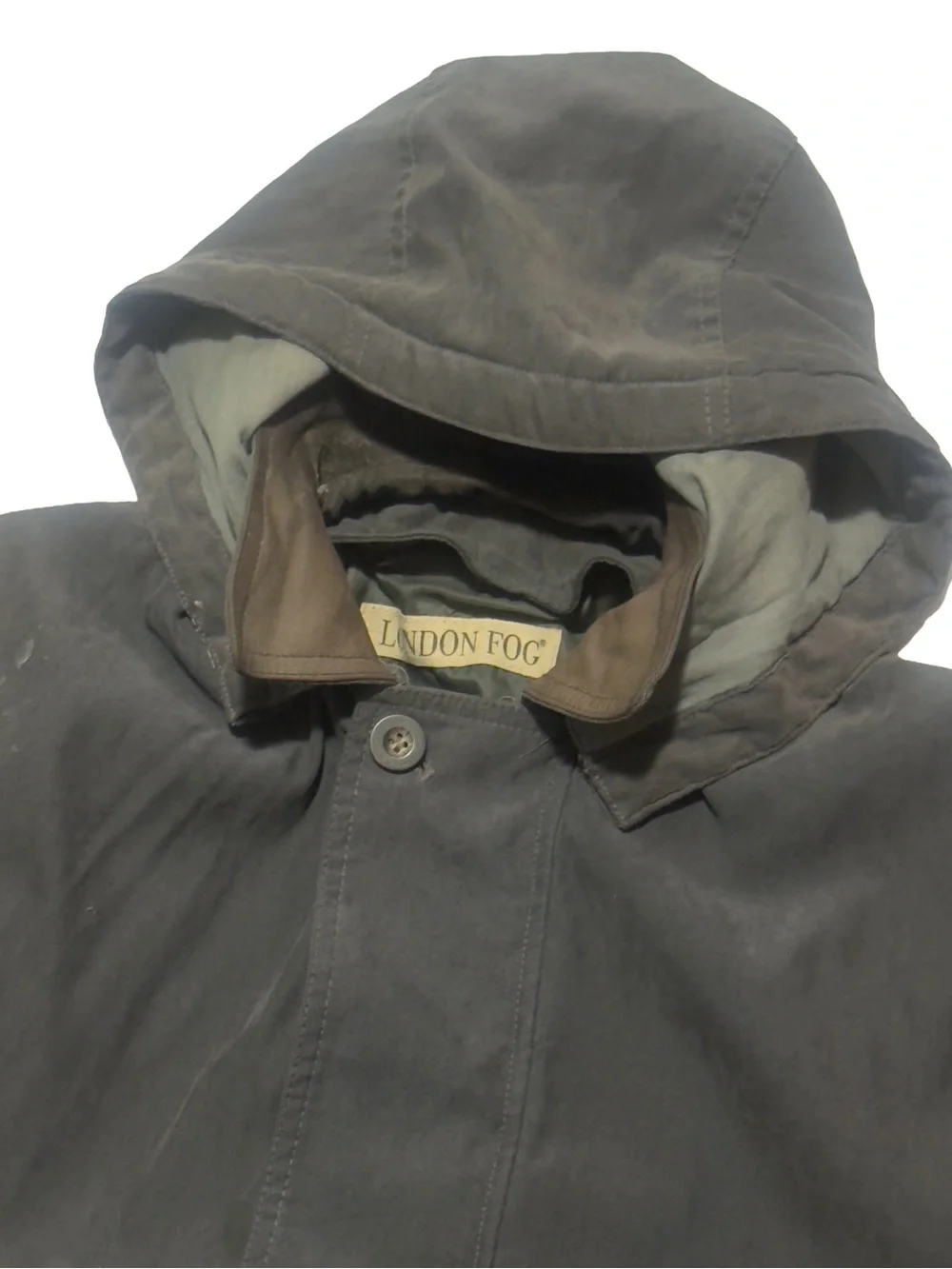 London Fog Men’s M Regular Hooded Field Jacket Utility Workwear